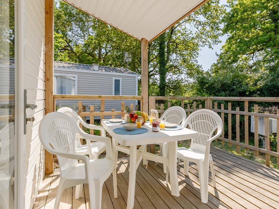 Camping le Bois Joli - Mobile home 4 persons - Comfort in Bois-de-Céné, Vendée