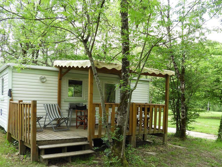 Camping La Prade - Mobilheim 4 personen - Lizert Standard 24 M² in Saint-André-de-Najac, Aveyron