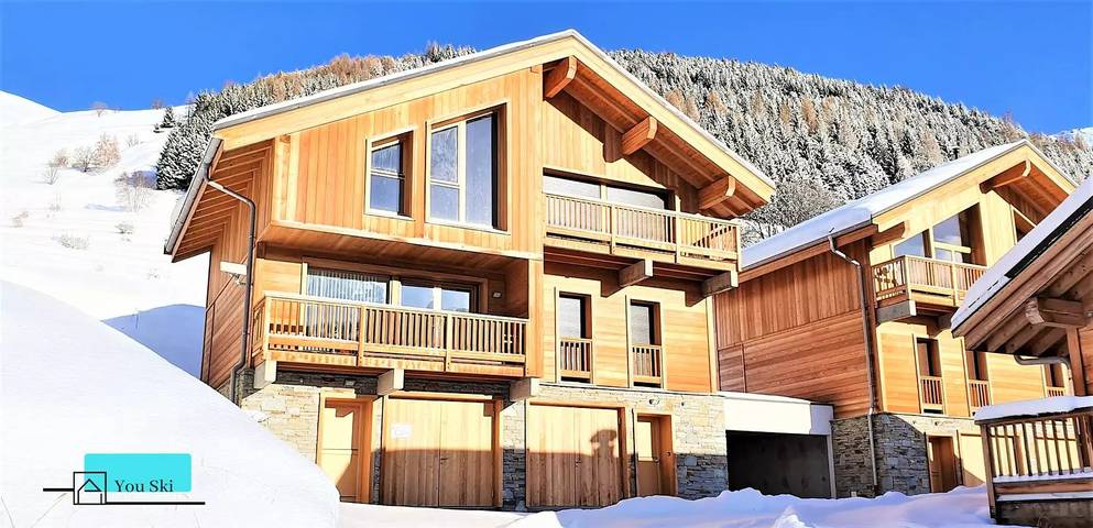 Chalet voor 8 personen, met balkon en uitzicht in Saint-Sorlin-d'Arves