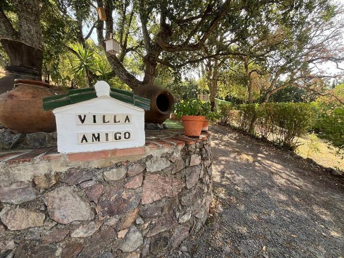Casa de vacaciones para 18 personas, con jardín además de vistas y piscina, Se admiten mascotas en Aracena - 4