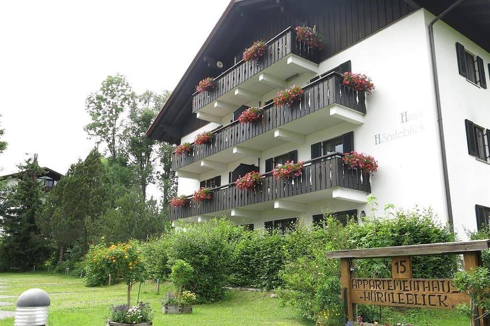 Ganze Wohnung, Appartement Nr. 8 (Typ A, Eg) Hund auf Anfrage - Appartementhaus Hörnleblick in Bad Bayersoien, Bayerische Alpen