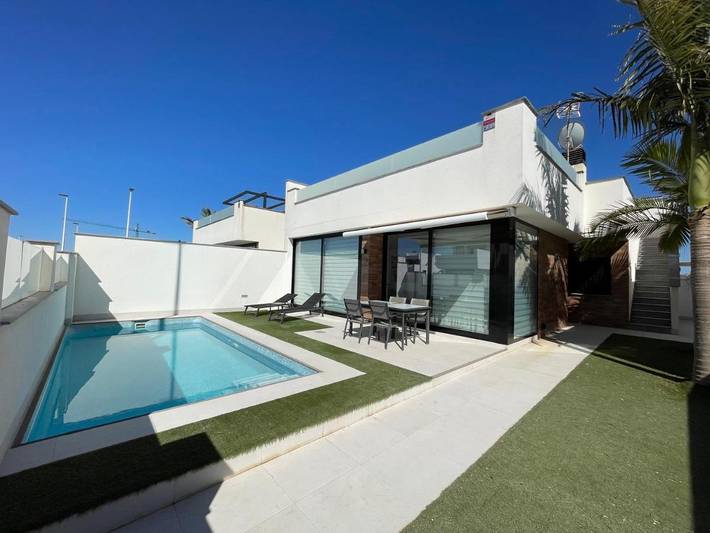 Casa rural para 6 personas, con jardín y piscina en San Pedro del Pinatar