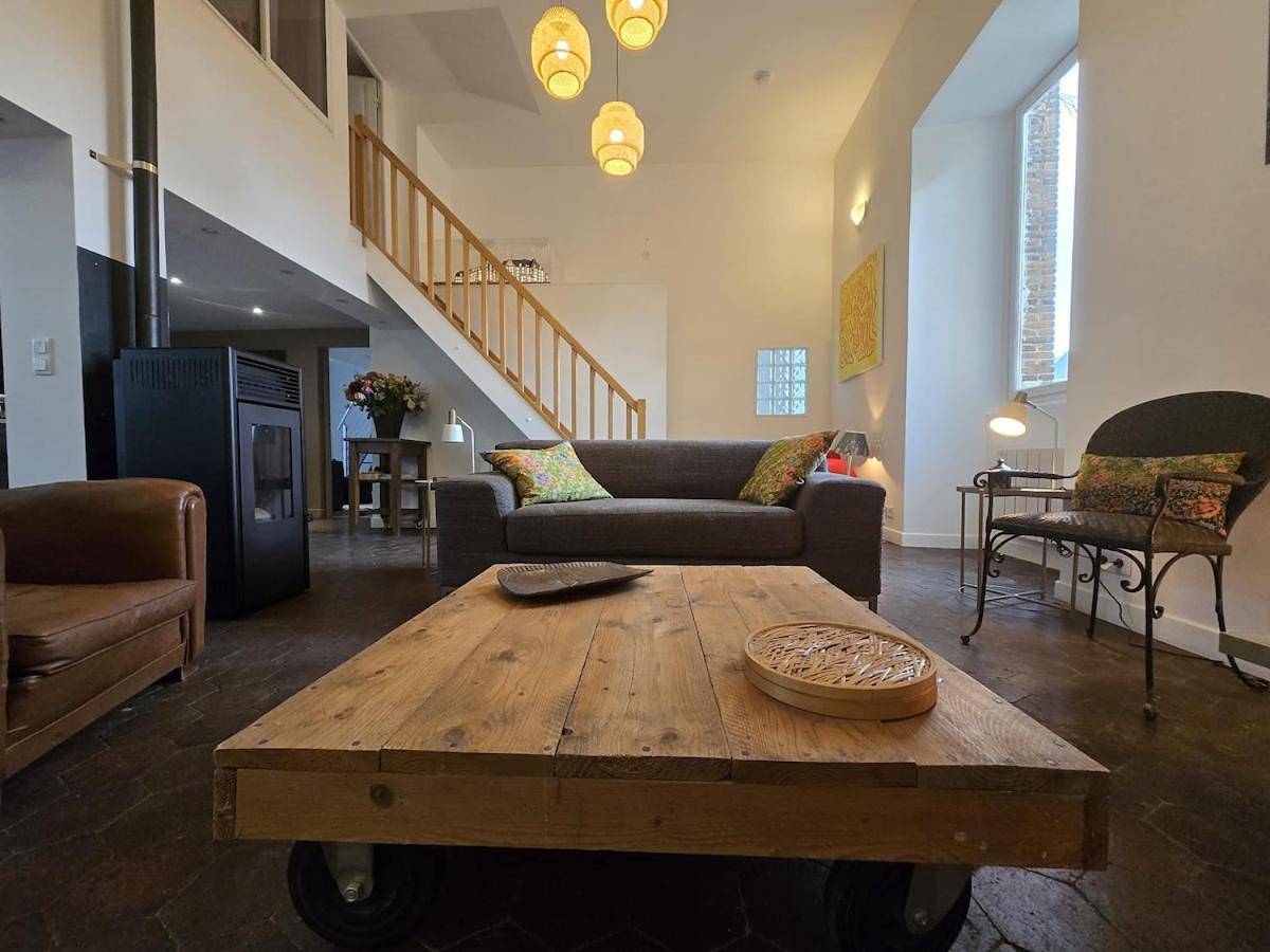Appartement entier, Monument historique rénové avec goût et jardin in Verneuil-sur-Avre, Région d'Évreux