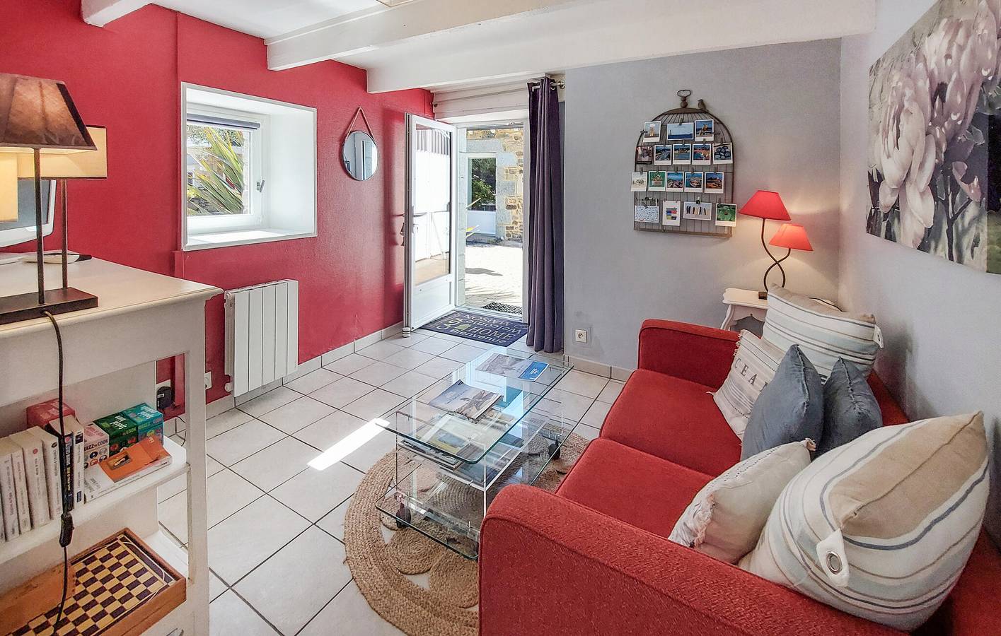 Appartement confortable avec jardin et parking, à 1,5 km de la plage des Rosaires in Plérin, Côte de Goëlo