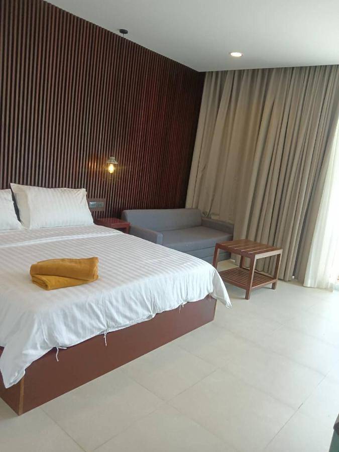 Location de vacances pour 2 personnes, avec balcon et vue dans Nai Thon Beach