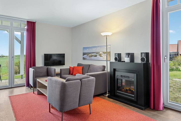 Ferienwohnung für 2 Personen, mit Sauna und Ausblick sowie Terrasse in Wremen