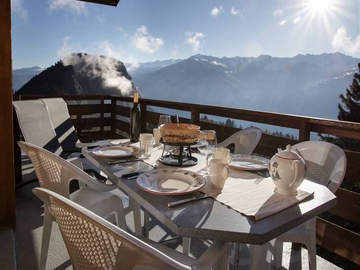Gîte pour 6 personnes, avec balcon à Leytron - 4