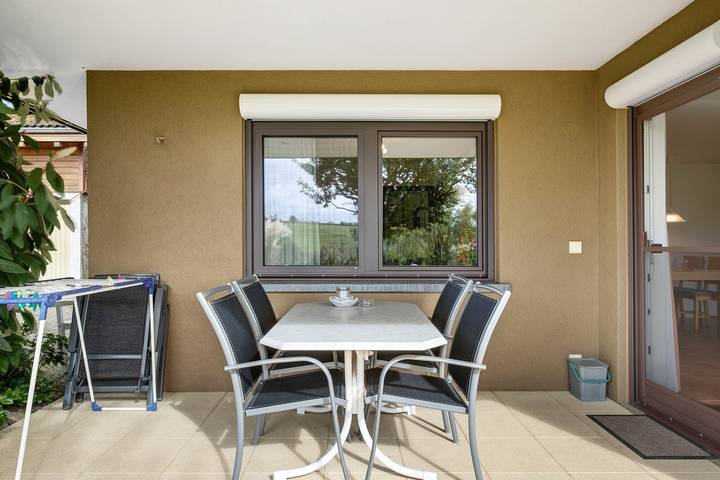 Appartement entier, Appartement 'Ouest, 44 m²' avec terrasse commune, jardin commun et Wi-Fi in Weilheim, Forêt-Noire du Sud