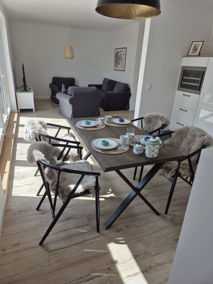 Ferienwohnung für 4 Personen, mit Balkon und Sauna sowie Garten am Nord-Ostsee-Kanal