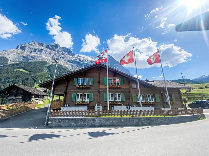 Ferienwohnung für 4 Personen, mit Ausblick in Grindelwald