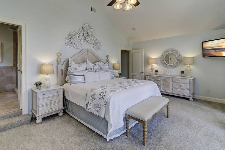 Vacation house for 14 people, with balcony and pool, with pets in Hilton Head Island