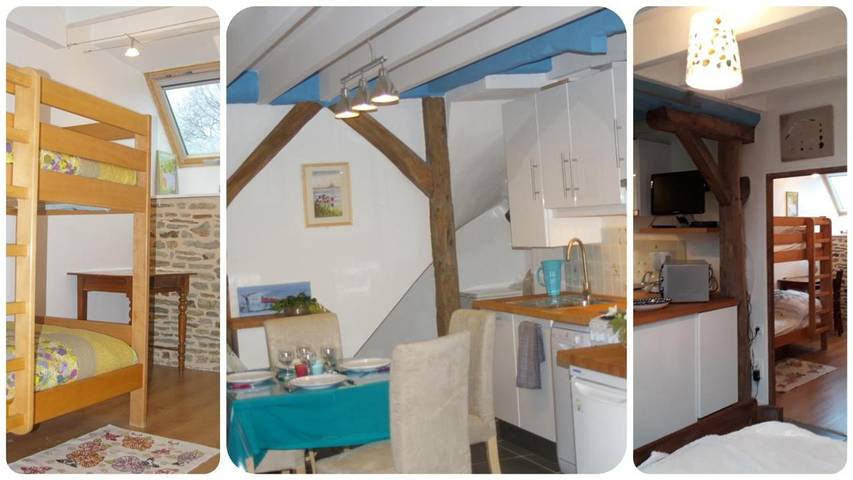 Gîte pour 4 personnes, avec jardin à Crollon
