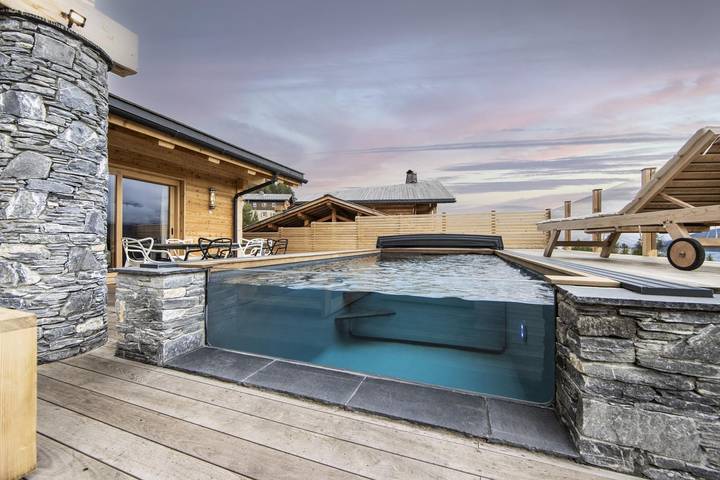 Chalet pour 12 personnes, avec piscine ainsi que terrasse et sauna dans Les Arcs - 3