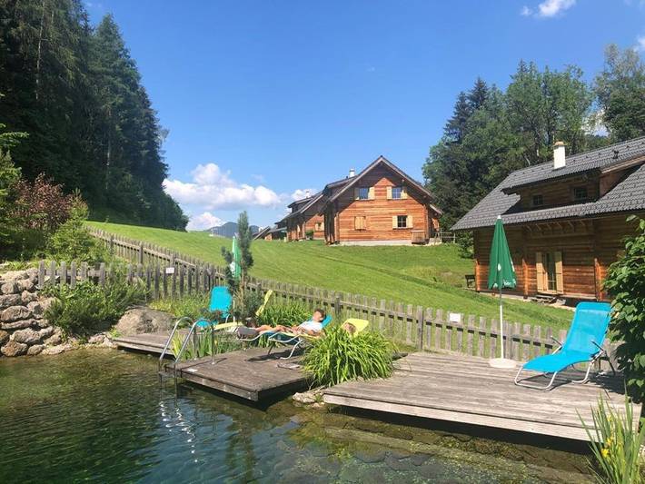 Chalet voor 24 personen, with Balkon and Terras as well as Tuin and Zwembad in Schladming