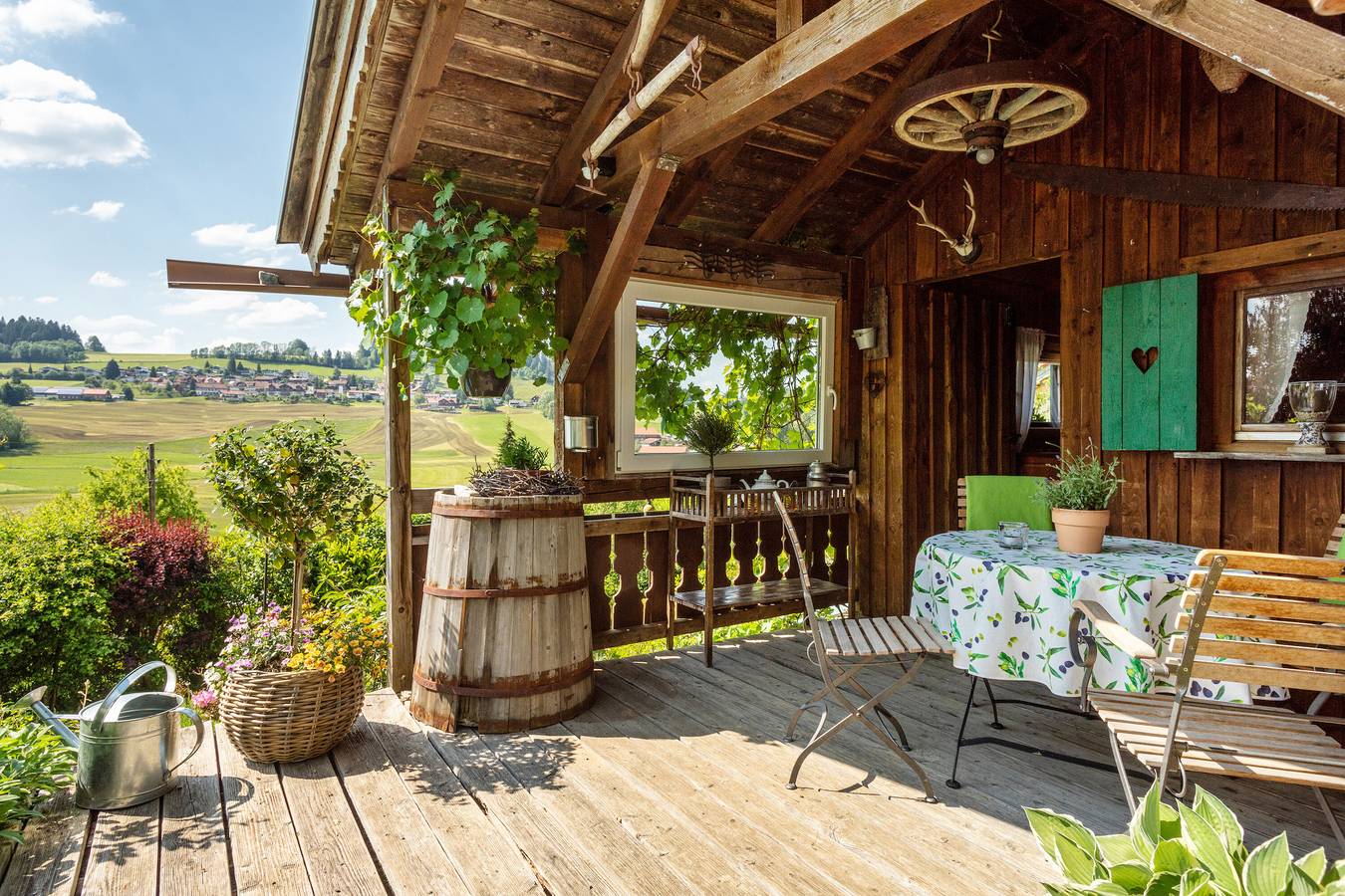 Ganze Wohnung, Ferienwohnung 'Harmonie' mit Gemeinschaftsgarten und Wlan in Oberreute, Bayerisch Schwaben