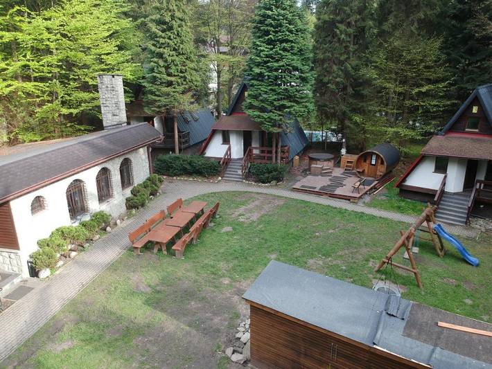 Dom dla 5 osób, z Taras i Jacuzzi oraz Ogród i Sauna w Brenna