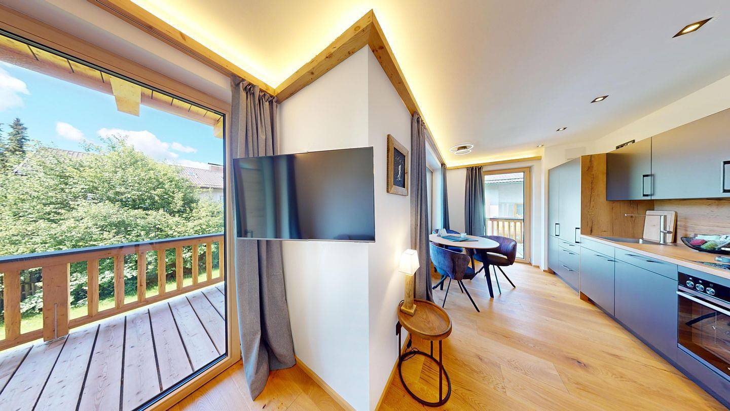 Geheel appartement, Vakantieappartement voor 2 personen met tuin in Garmisch-Partenkirchen, Beierse Alpen