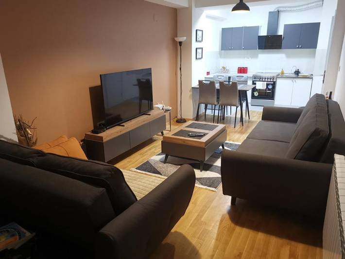 Gîte pour 4 personnes, avec balcon et vue à Skopje
