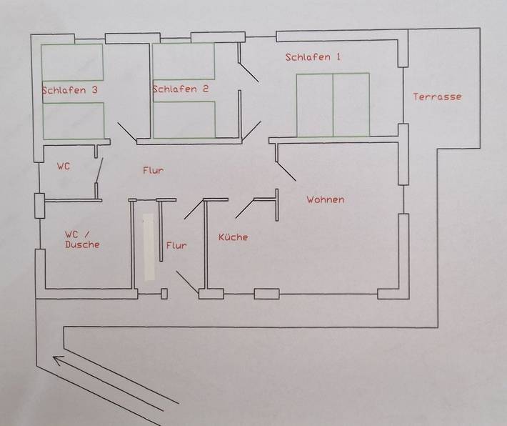 Ferienwohnung für 6 Personen, mit Terrasse in Landkreis Bautzen - 4
