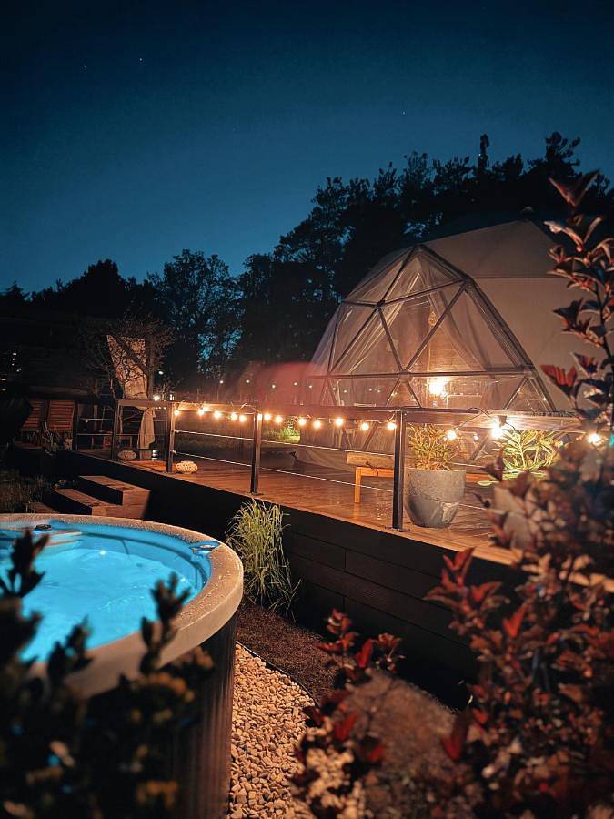 Tente pour 4 personnes, avec jacuzzi et jardin en Pologne - 4