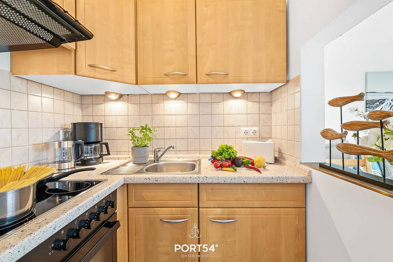 Ganze Wohnung, Deck 7 - für 3 Personen, zentrale Lage, ideal für Fahrradausflüge, Balkon in Büsum, Dithmarschen