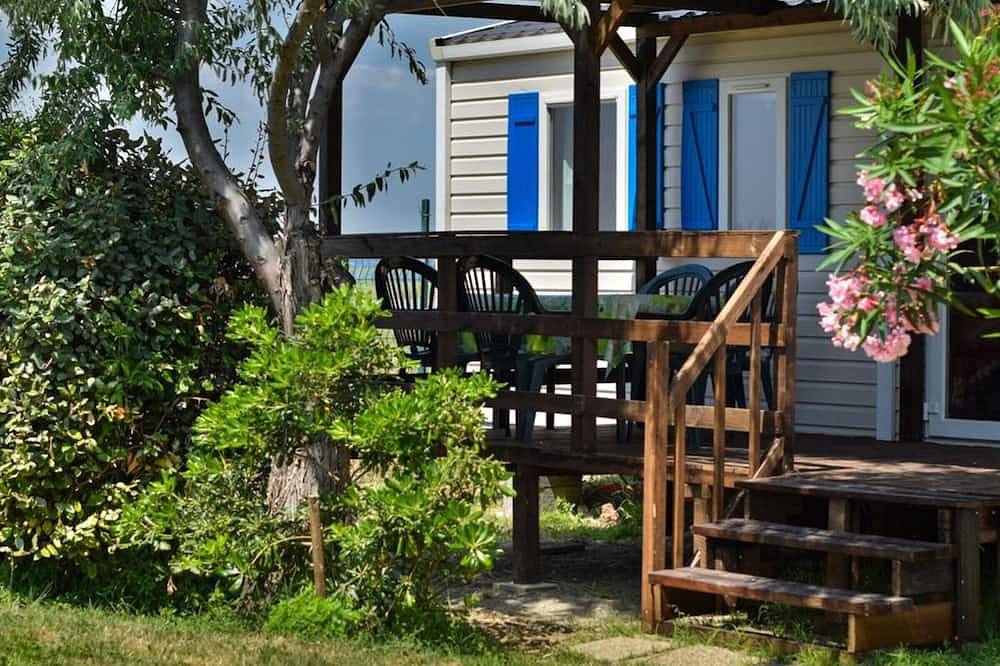 Mobile-home avec terrasse pour 4, cuisine équipée in Marseillan, Côte méditerranéenne (France)