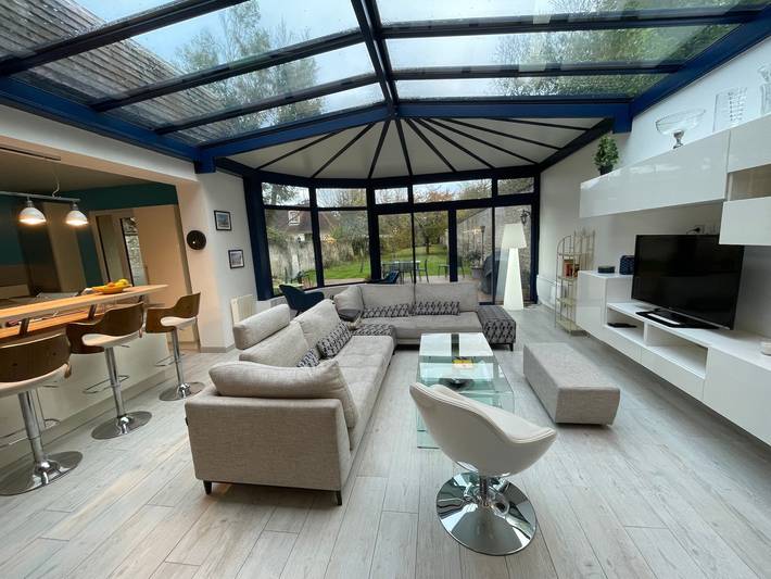 Maison de vacances pour 10 personnes, avec Balcon ainsi que Terrasse et Jardin dans Plages du débarquement