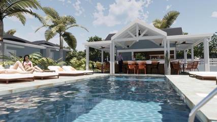 Chambre d’hôte pour 2 personnes, avec jardin et piscine dans Saint Martin