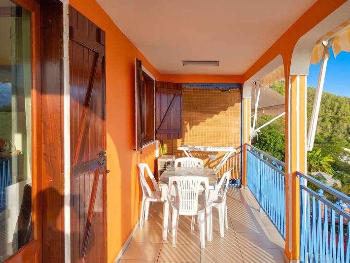 Entire apartment, Comfortable Apartment with Sea View in Bouillante, 50 m² in Bouillante, Guadeloupe (Caribbean)