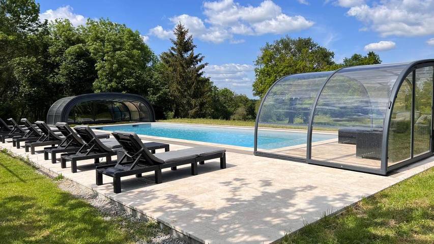 Chambre d’hôte pour 2 personnes, avec jardin et piscine, animaux acceptés