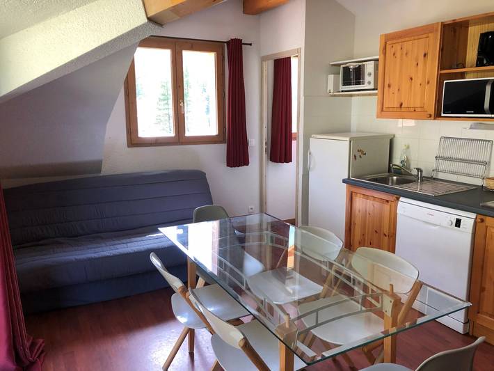 Chalet pour 6 personnes, avec balcon dans Valfréjus - 2