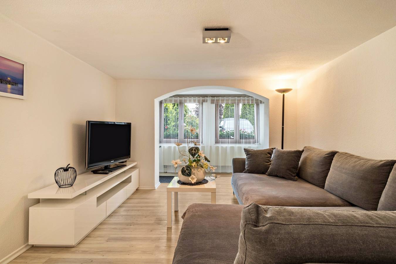 Apartamento entero, "Gästehaus Heilig Ferienwohnung" a pocos metros del lago de Constanza in Langenargen, Region Bodensee-Oberschwaben