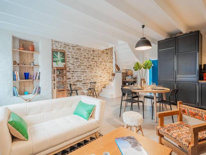 Maison de vacances pour 5 personnes, avec jardin