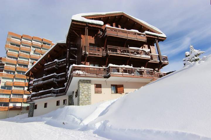 Chalet pour 6 personnes, avec Balcon à Val Thorens