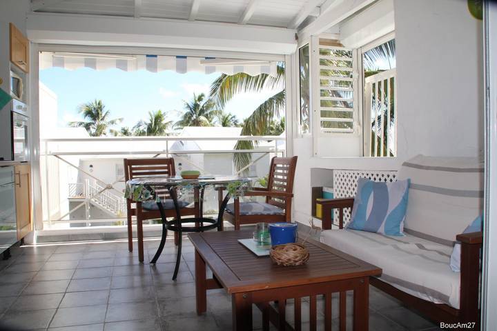 Gîte pour 3 personnes, avec balcon ainsi que piscine et jardin dans Golf international de Saint François - 2