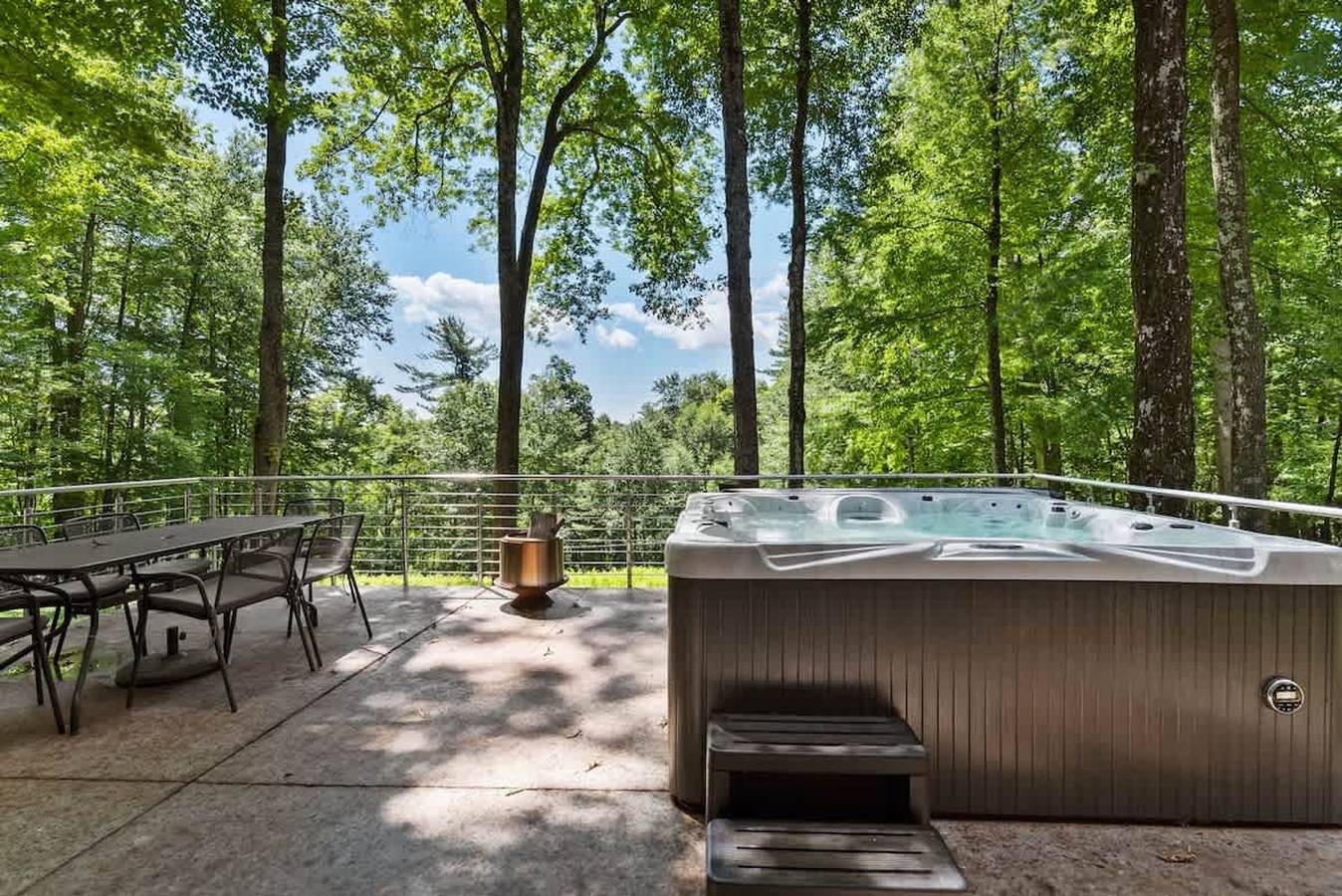 Epic architectural masterpiece w  views   hot tub in Ulster County