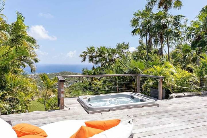 Ferienhaus für 4 Personen, mit Garten und Whirlpool auf Saint-Barthélemy