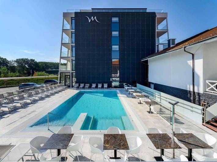 Hotel dla 2 osób, z sauna i widok oraz basen i balkon w Tokaj