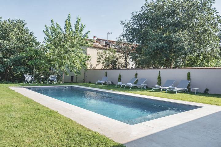 Casa rural para 15 personas, con Terraza además de Jardín y Piscina en San Jordi Desvalls - 4