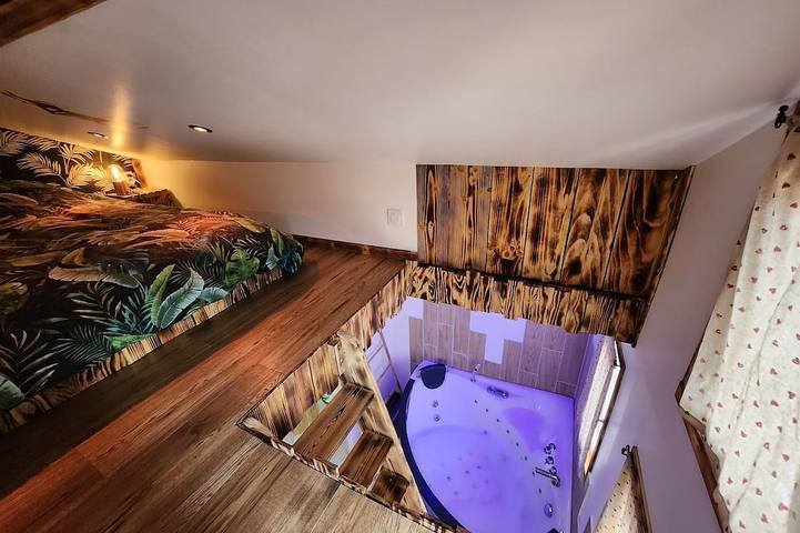 Gîte pour 2 personnes, avec Jacuzzi et Sauna