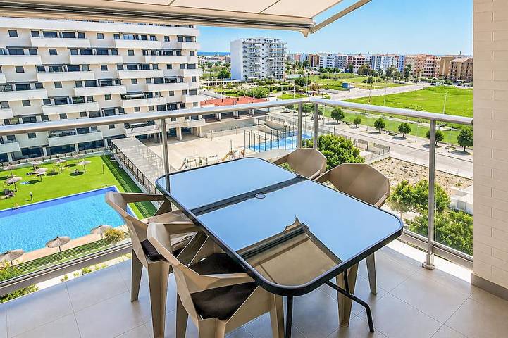 Appartement de vacances pour 4 personnes, avec jardin et piscine - 1