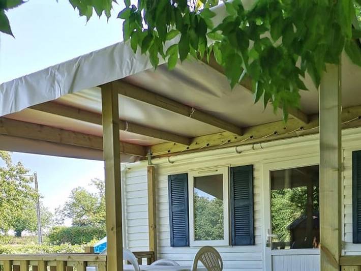 Camping Du Pas Des Biches - Mobilheim 4 personen - Orchidee in Celles (Charente-Maritime), Jonzac und Umgebung