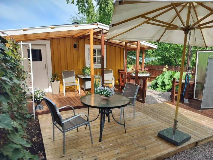 Maison d’hôte pour 3 personnes, avec vue et jardin, animaux acceptés en Suède