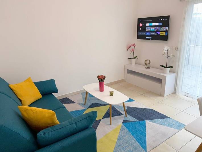 Gîte pour 4 personnes, avec balcon et vue dans La Pointe-Rouge