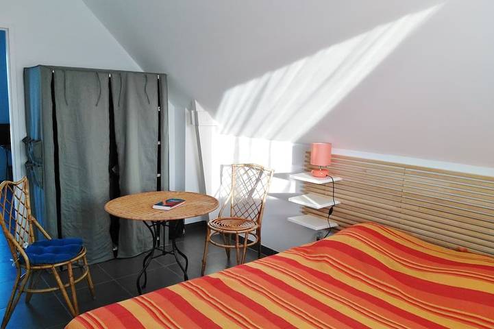 Gîte pour 4 personnes, avec balcon dans Plage Pen Boc H Arradon - 2