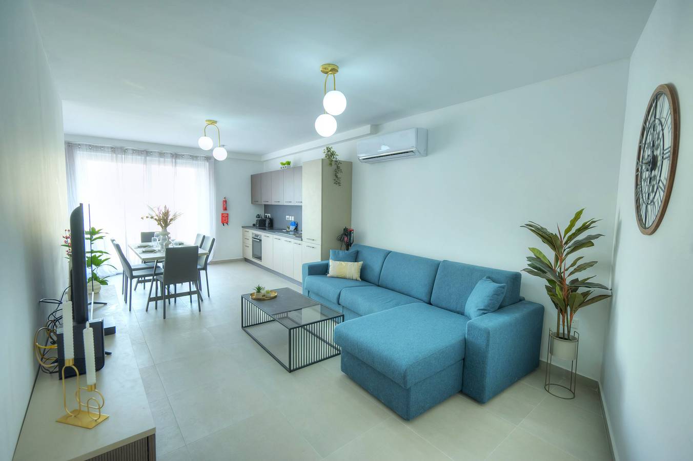 Appartement entier, Appartement de vacances pour 6 personnes avec balcon in Msida, Île de Malte