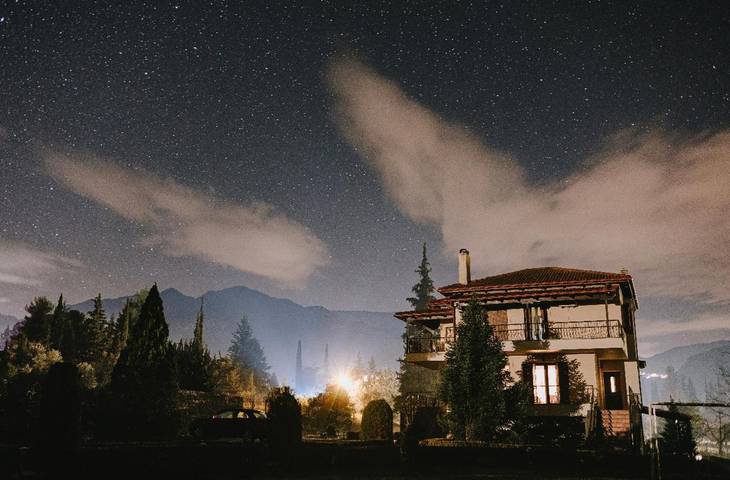 Casa de vacaciones para 6 personas, con terraza y vistas, Se admiten mascotas en Delfos