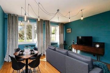 Gîte pour 4 personnes, avec terrasse et vue à Talant