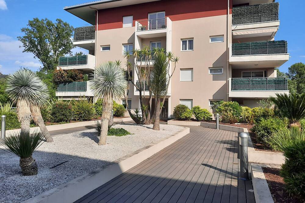 Ganze Wohnung, Pégomas Wohnung T3 Residenz mit Swimmingpool, in der Nähe von Mandelieu Cannes in Pégomas, Cannes und Umgebung
