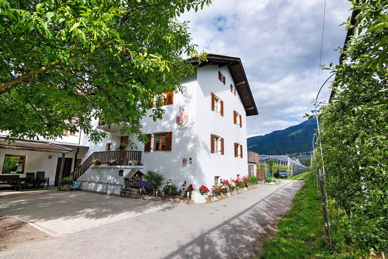 Zimmer 'Golden' mit Bergblick, Gemeinschaftsterrasse und Wi-Fi in Tschars, Kastelbell-Tschars